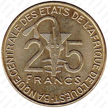 25 франков 2011 [Западная Африка (BCEAO)] - Реверс