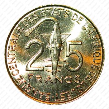 25 франков 2013 [Западная Африка (BCEAO)] - Реверс