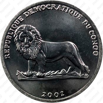 25 сантимов 2002, ласка [Демократическая Республика Конго] - Аверс