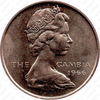 4 шиллинга 1966 [Гамбия] - Аверс