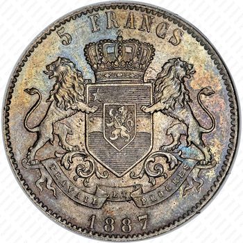 5 франков 1887 [Демократическая Республика Конго] - Реверс
