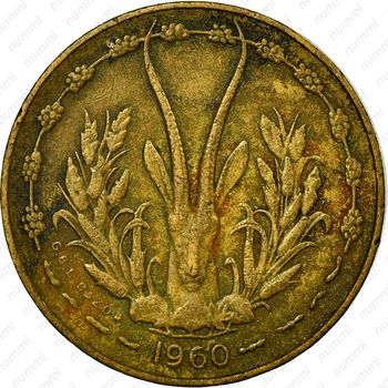 5 франков 1960 [Западная Африка (BCEAO)] - Аверс