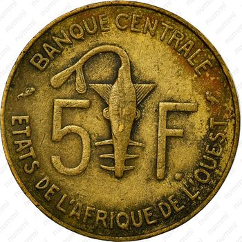 5 франков 1960 [Западная Африка (BCEAO)] - Реверс