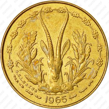 5 франков 1965 [Западная Африка (BCEAO)] - Аверс