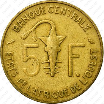 5 франков 1968 [Западная Африка (BCEAO)] - Реверс