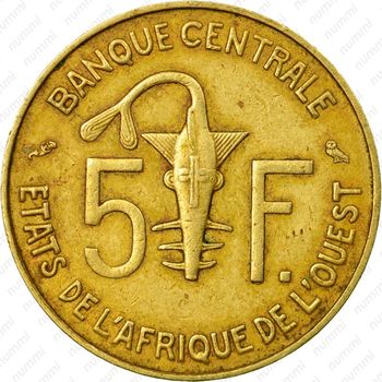5 франков 1969 [Западная Африка (BCEAO)] - Реверс