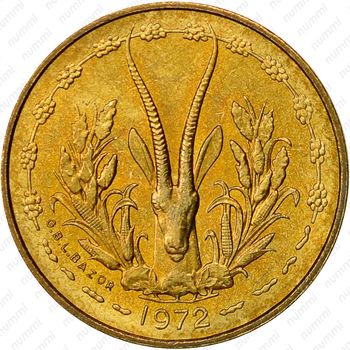 5 франков 1972 [Западная Африка (BCEAO)] - Аверс