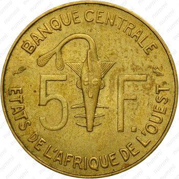 5 франков 1973 [Западная Африка (BCEAO)] - Реверс