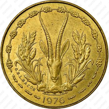 5 франков 1976 [Западная Африка (BCEAO)] - Аверс