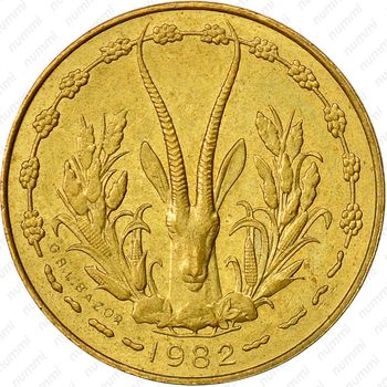 5 франков 1982 [Западная Африка (BCEAO)] - Аверс