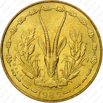 5 франков 1985 [Западная Африка (BCEAO)] - Аверс