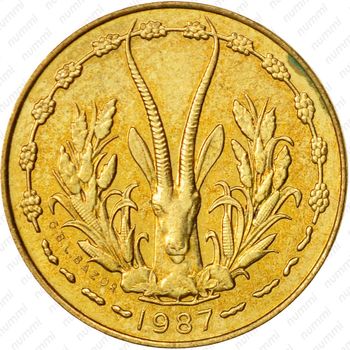 5 франков 1987 [Западная Африка (BCEAO)] - Аверс
