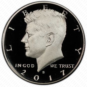 50 центов 2017, S, Kennedy Half Dollar (Кеннеди) [США] Proof - Аверс