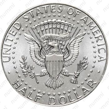 50 центов 2018, D, Kennedy Half Dollar (Кеннеди) [США] - Реверс