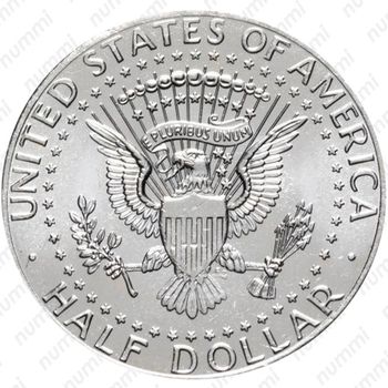 50 центов 2018, P, Kennedy Half Dollar (Кеннеди) [США] - Реверс