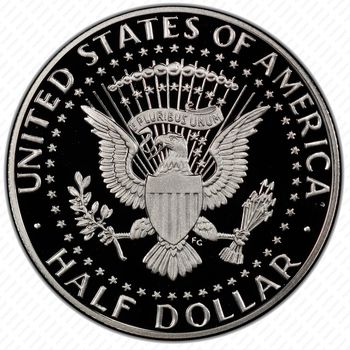 50 центов 2018, S, серебро [США] Proof - Реверс