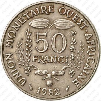 50 франков 1982 [Западная Африка (BCEAO)] - Реверс