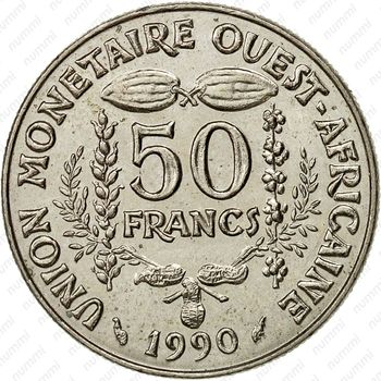 50 франков 1990 [Западная Африка (BCEAO)] - Реверс