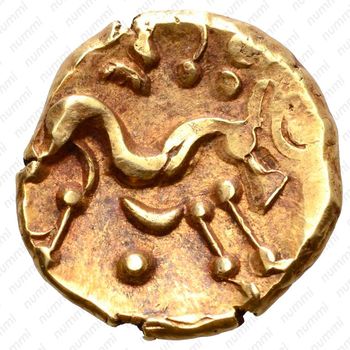 статер (stater) 58-55 до н. э. Галлия - Аверс