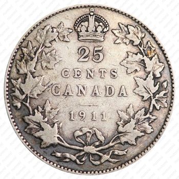 25 центов 1911 [Канада] - Реверс