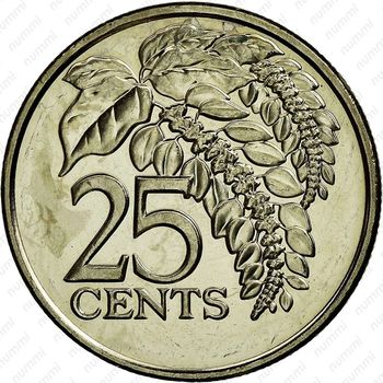 25 центов 2007 [Тринидад и Тобаго] - Реверс