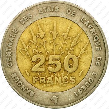 250 франков 1992 [Западная Африка (BCEAO)] - Реверс