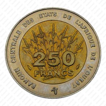 250 франков 1993 [Западная Африка (BCEAO)] - Реверс
