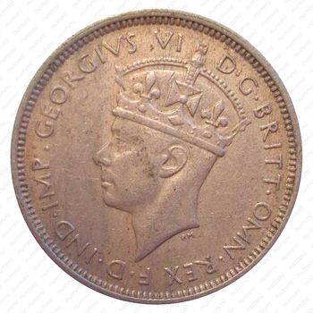 3 пенса 1938, H, знак монетного двора: "H" - Хитон, Бирмингем [Британская Западная Африка] - Аверс