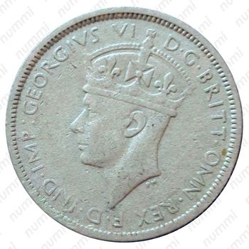 3 пенса 1940, KN, знак монетного двора: "KN" - Кингз Нортон Металл, Бирмингем [Британская Западная Африка] - Аверс