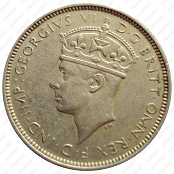 3 пенса 1943, KN, знак монетного двора: "KN" - Кингз Нортон Металл, Бирмингем [Британская Западная Африка] - Аверс