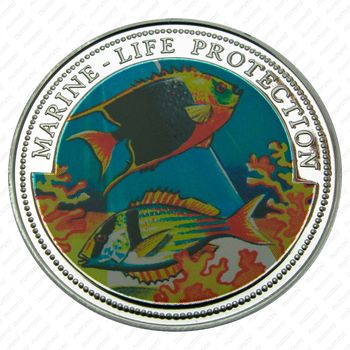 50 бутутов 1997, Защита морской жизни [Гамбия] Proof - Реверс