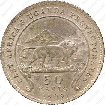 50 центов 1909 [Восточная Африка] - Реверс