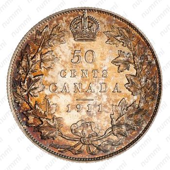 50 центов 1911 [Канада] - Реверс