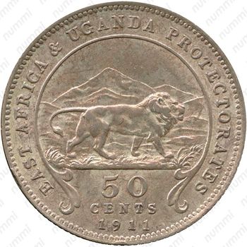 50 центов 1911 [Восточная Африка] - Реверс