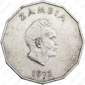 50 нгве 1972, ФАО [Замбия] - Аверс
