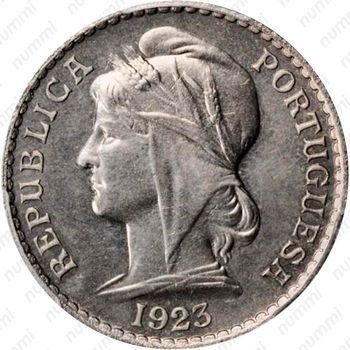 50 сентаво 1923, KN, знак монетного двора: "KN" - Кингз Нортон Металл, Бирмингем [Ангола] - Аверс