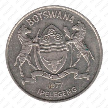 50 тхебе 1977 [Ботсвана] - Аверс