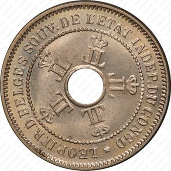 5 сантимов 1906 [Демократическая Республика Конго] - Аверс