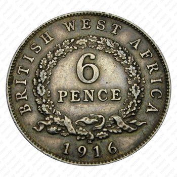 6 пенсов 1916 [Британская Западная Африка] - Реверс