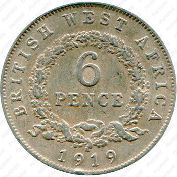6 пенсов 1919 [Британская Западная Африка] - Реверс