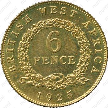 6 пенсов 1925 [Британская Западная Африка] - Реверс