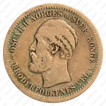 1 крона 1878 [Норвегия] - Аверс