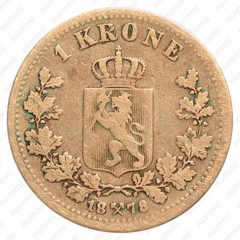 1 крона 1878 [Норвегия] - Реверс