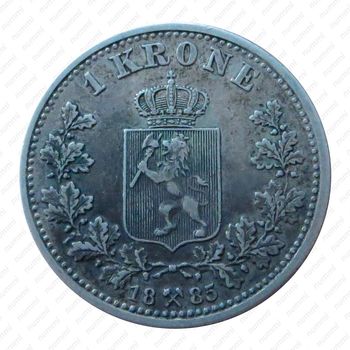 1 крона 1885 [Норвегия] - Реверс