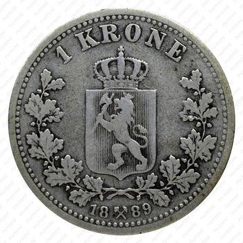 1 крона 1889 [Норвегия] - Реверс