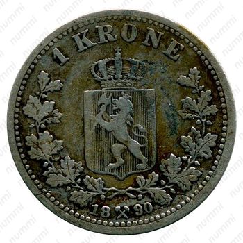 1 крона 1890 [Норвегия] - Реверс