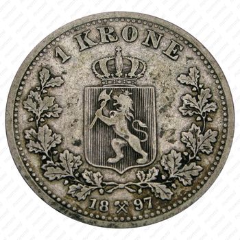 1 крона 1897 [Норвегия] - Реверс