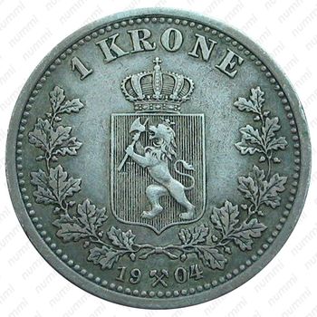 1 крона 1904 [Норвегия] - Реверс