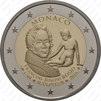 2 евро 2018, Бозио [Монако] Proof - Аверс