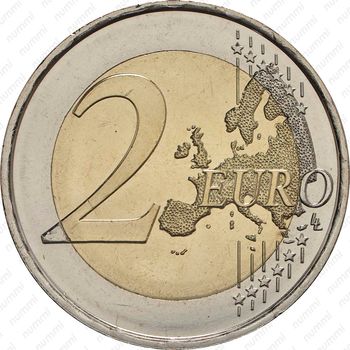 2 евро 2018, Компостела [Испания] - Реверс